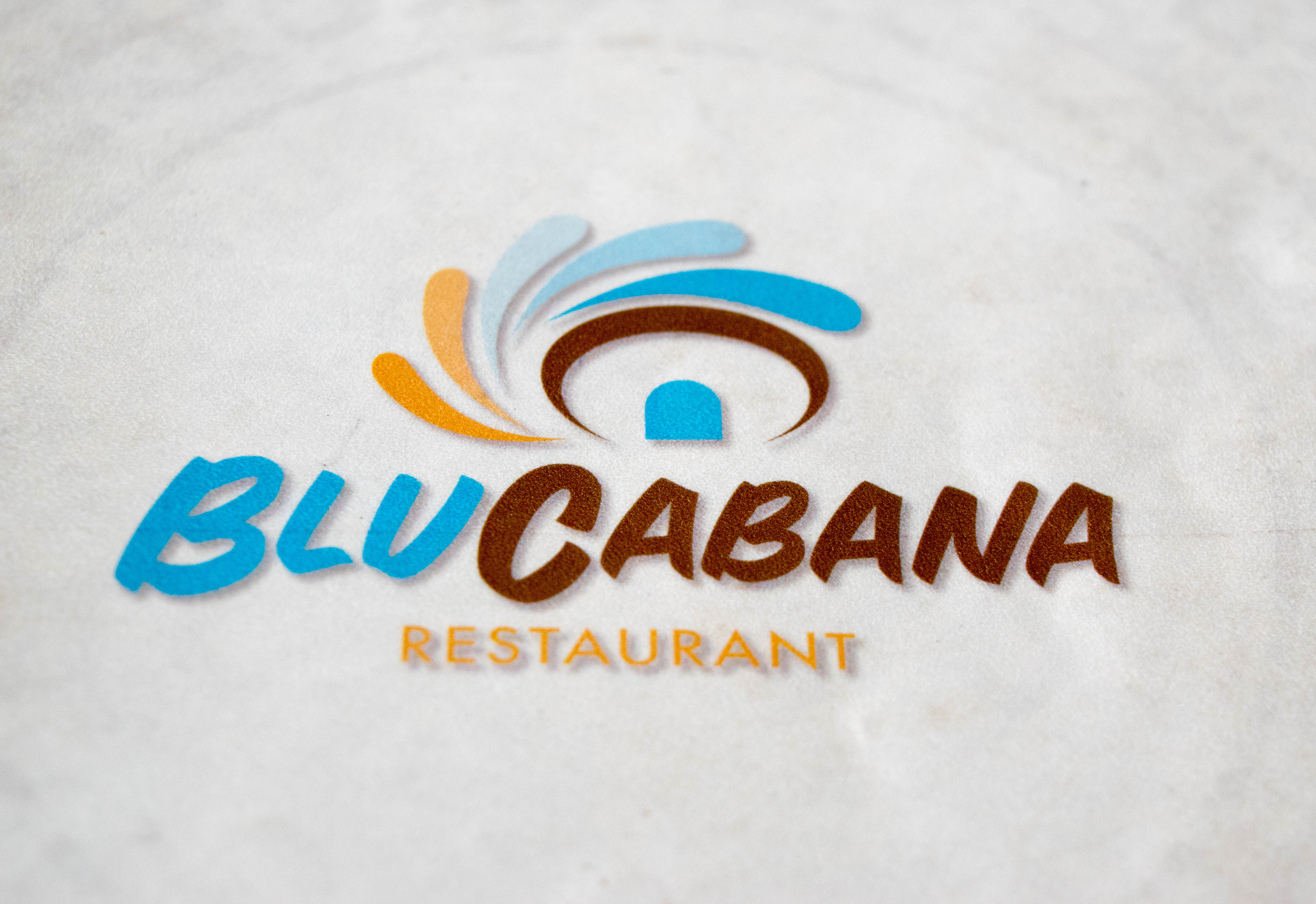 Blu Cabana Menu Booklet